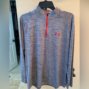 Under Armour quarter zip.